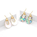 Abalone Shell of Pearl Earing 925
